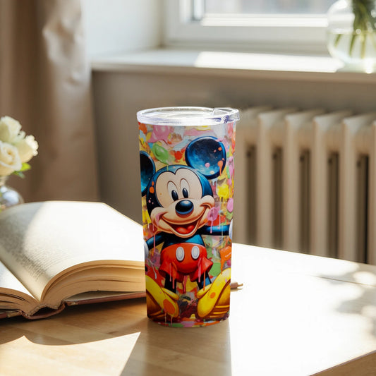 Colorful Mickey Mouse Art Design Tumbler