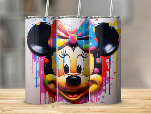 Colorful Cartoon Character Double-Wall Insulated Tumbler