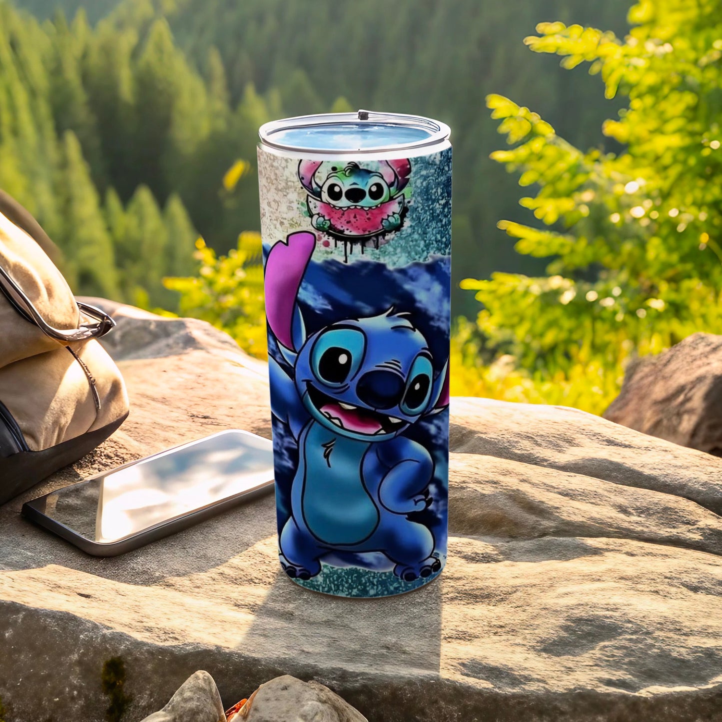 Cute Cartoon Character Travel Tumbler for Outdoor Adventures