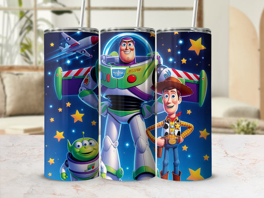 Buzz and Woody Starry Night Insulated Tumbler Cup