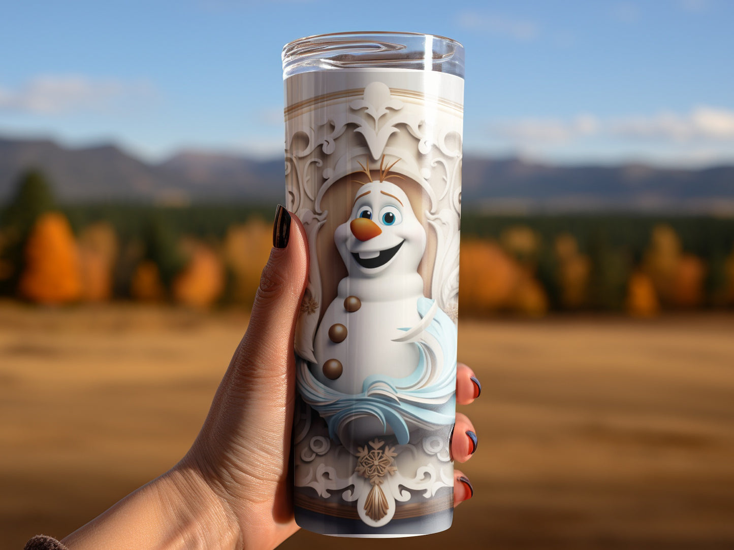 Frozen Character-themed Travel Tumbler for Kids
