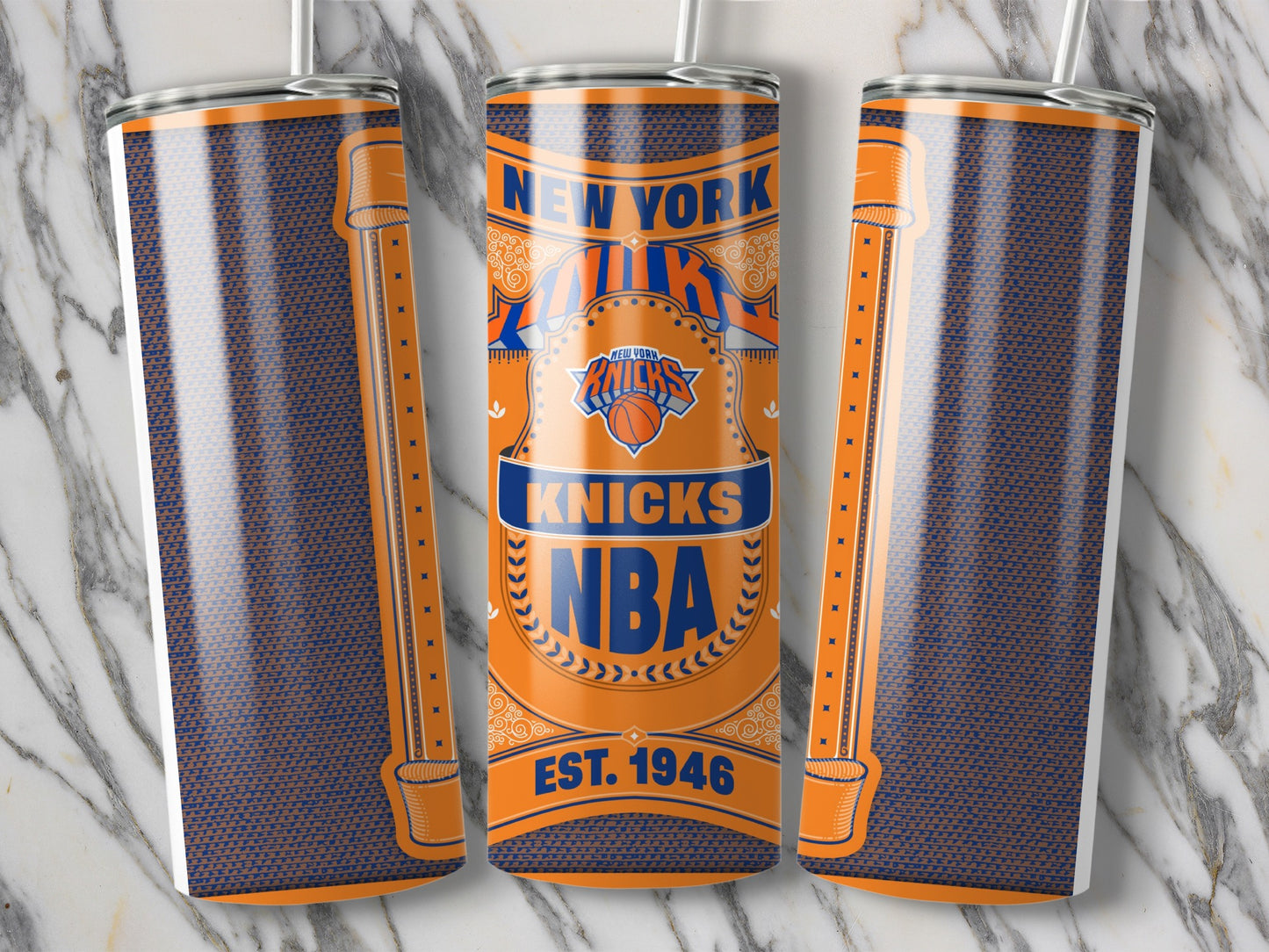 New York Knicks NBA Established 1946 Design Tumbler