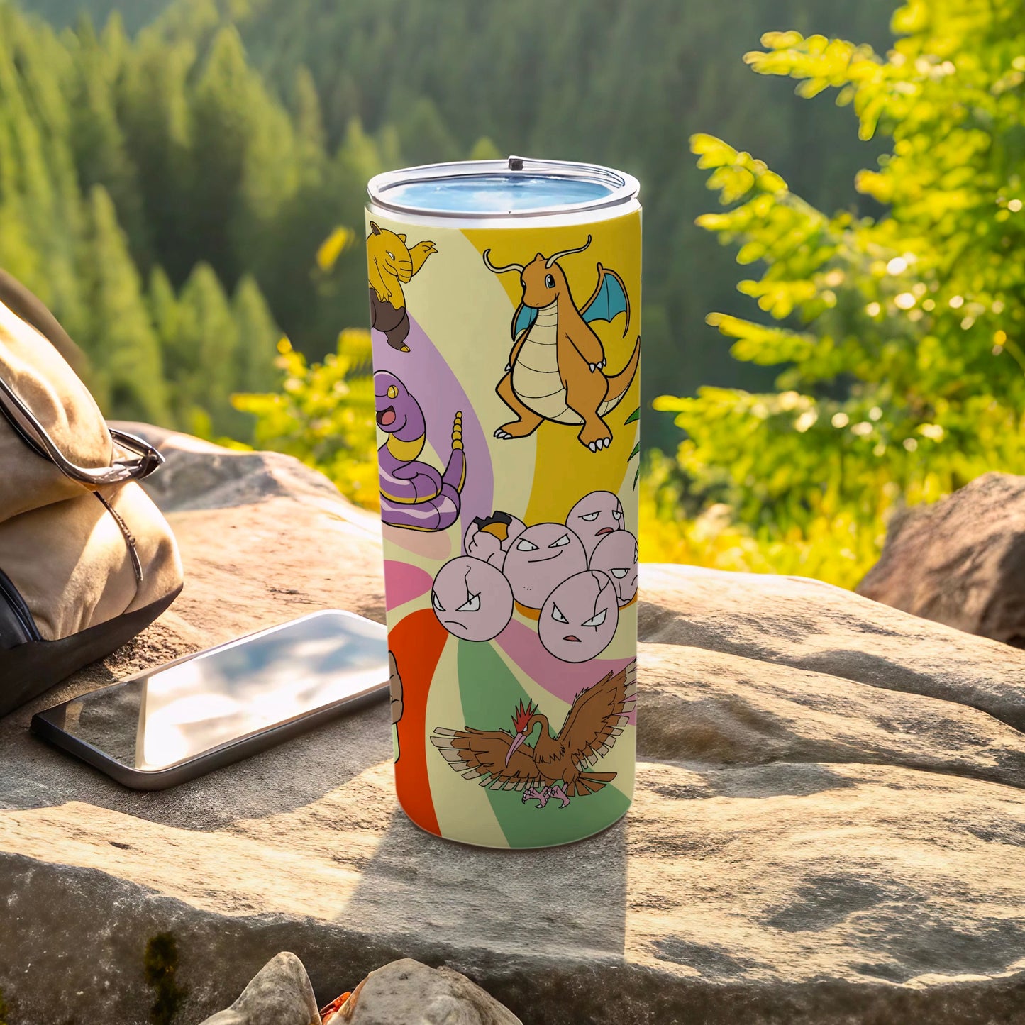 Colorful Tumblers with Various Cartoon Characters Design