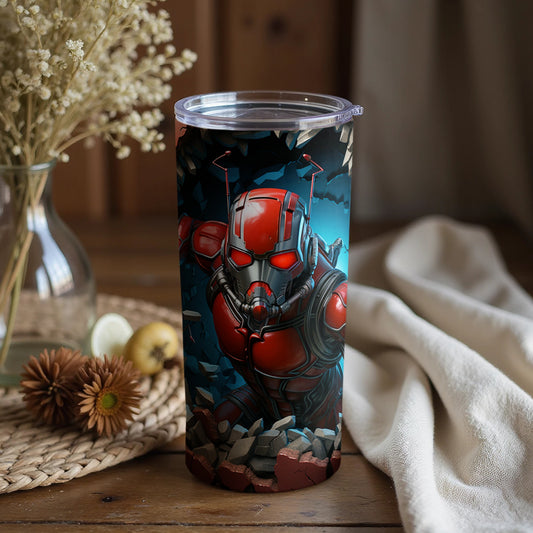 Red Robot Graphic Design Insulated Tumbler