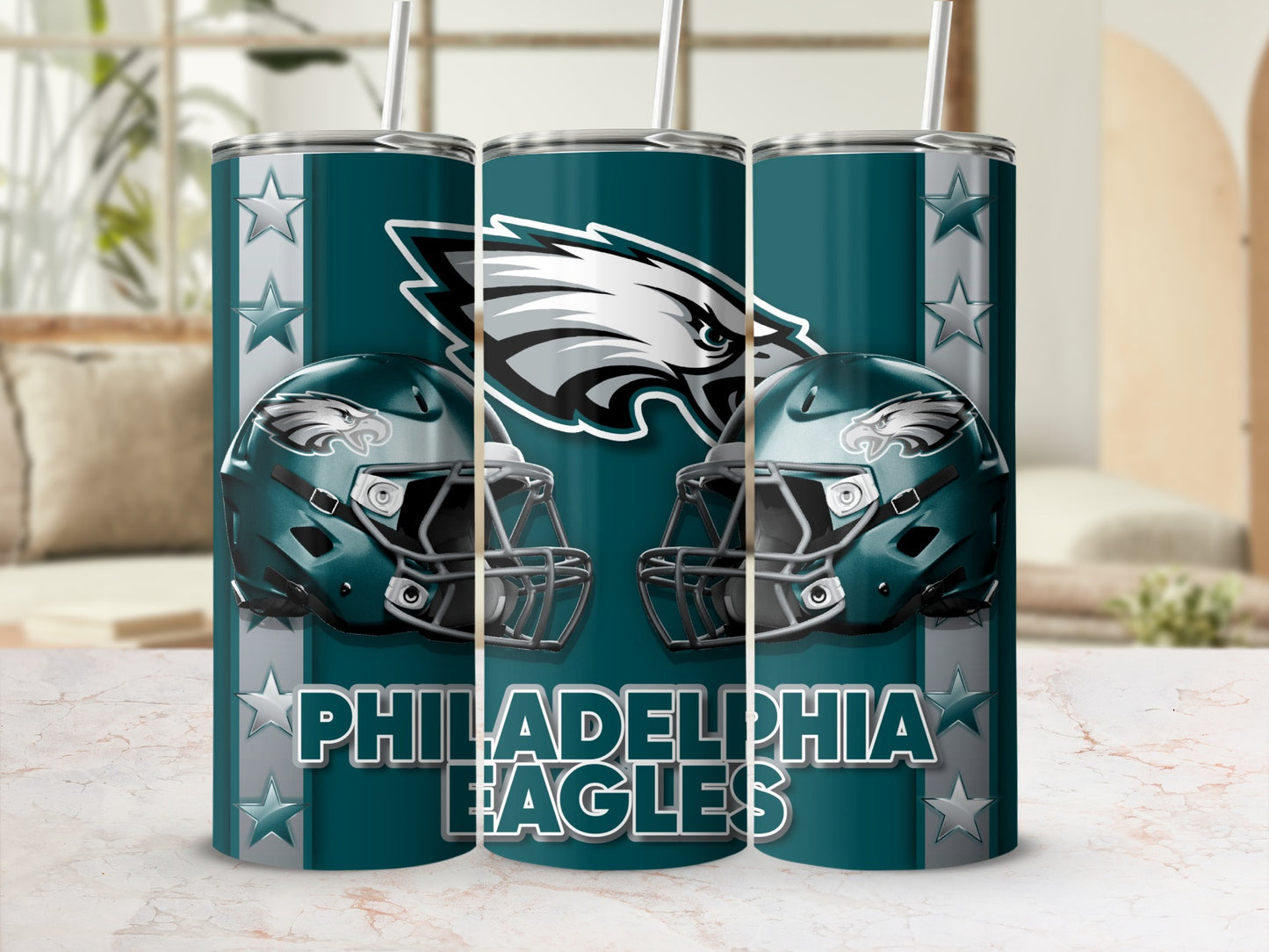 Go Birds Philadelphia Eagles Football Helmets Tumblers