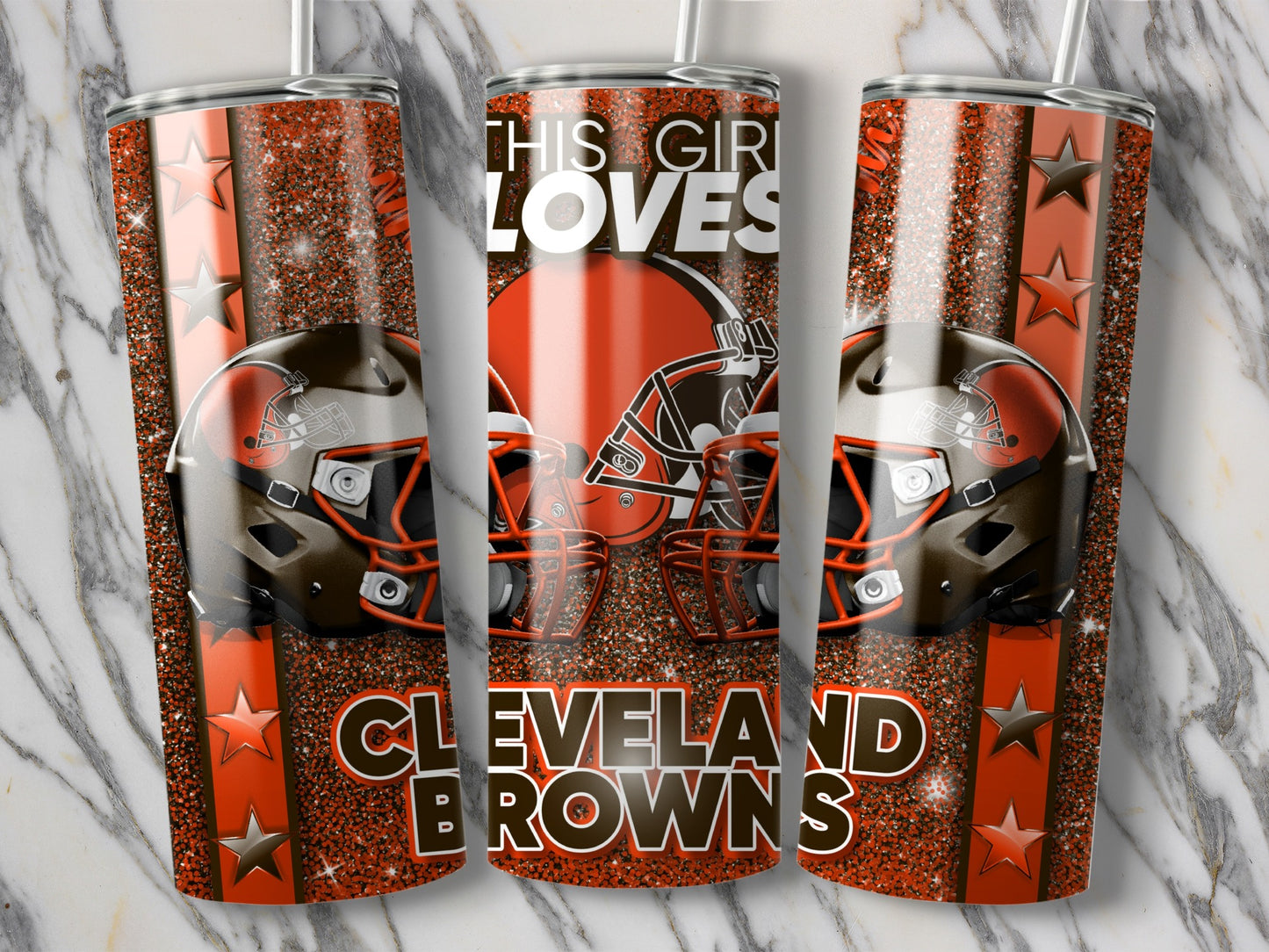 This Girl Loves Cleveland Browns Football Team Tumblers