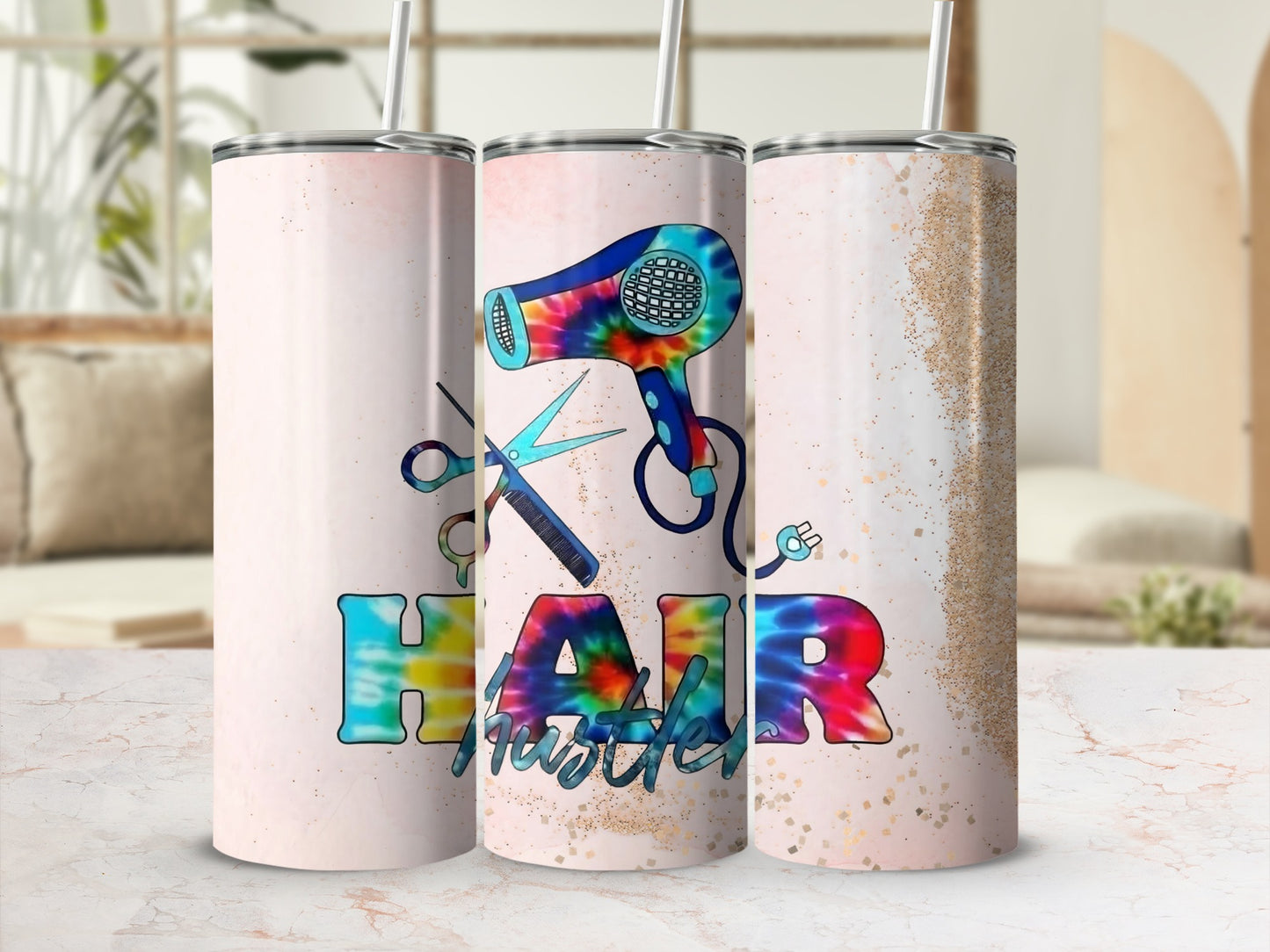 Vibrant Hair Stylist Tumbler for Salon Professionals