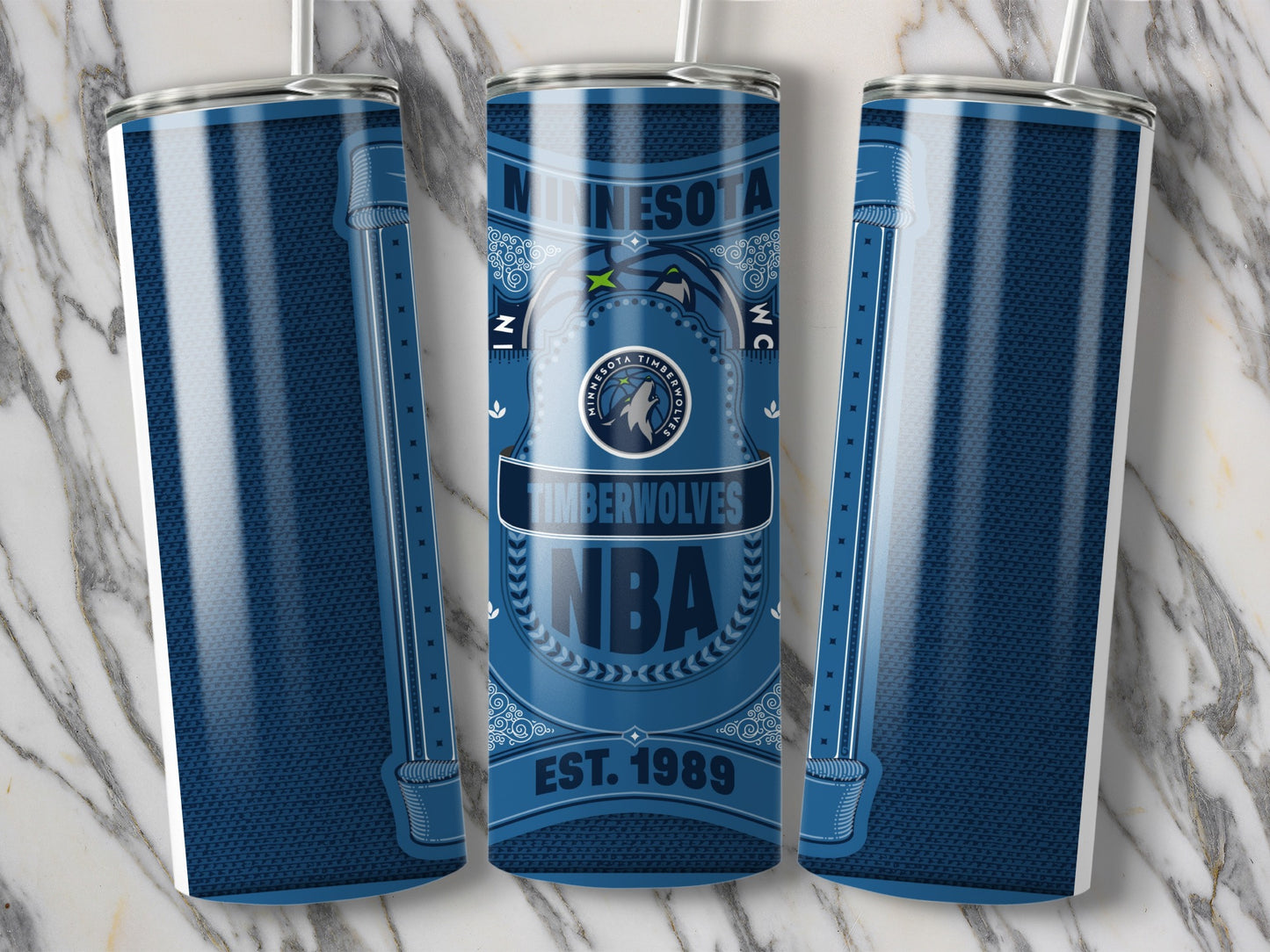Minnesota Timberwolves NBA Basketball Team Design Tumbler
