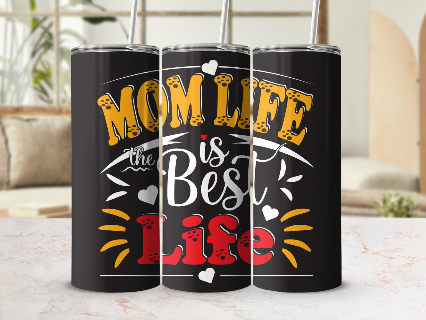 Mom Life Is the Best Life Insulated Tumbler Gift