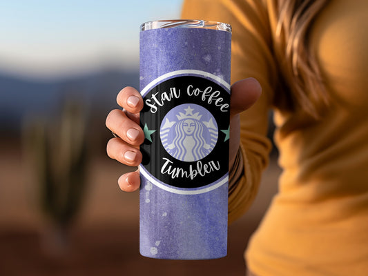 Star Coffee Tumbler Insulated Travel Mug with Lid