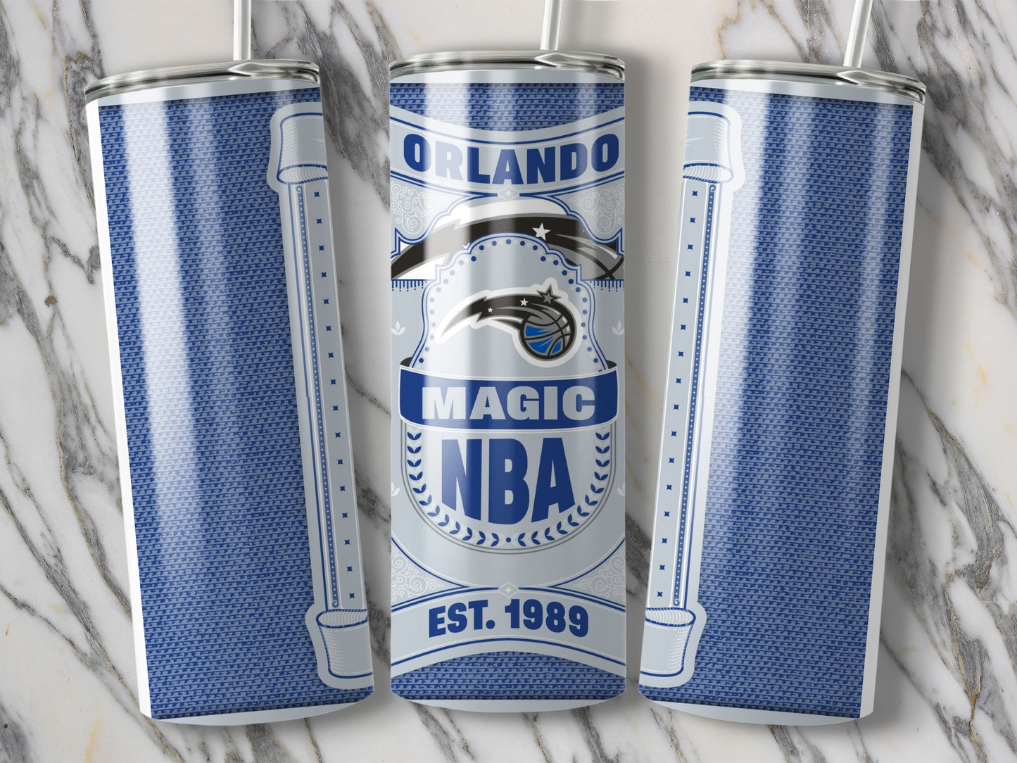 Orlando Magic NBA Basketball Est 1989 Graphic Design Tumbler