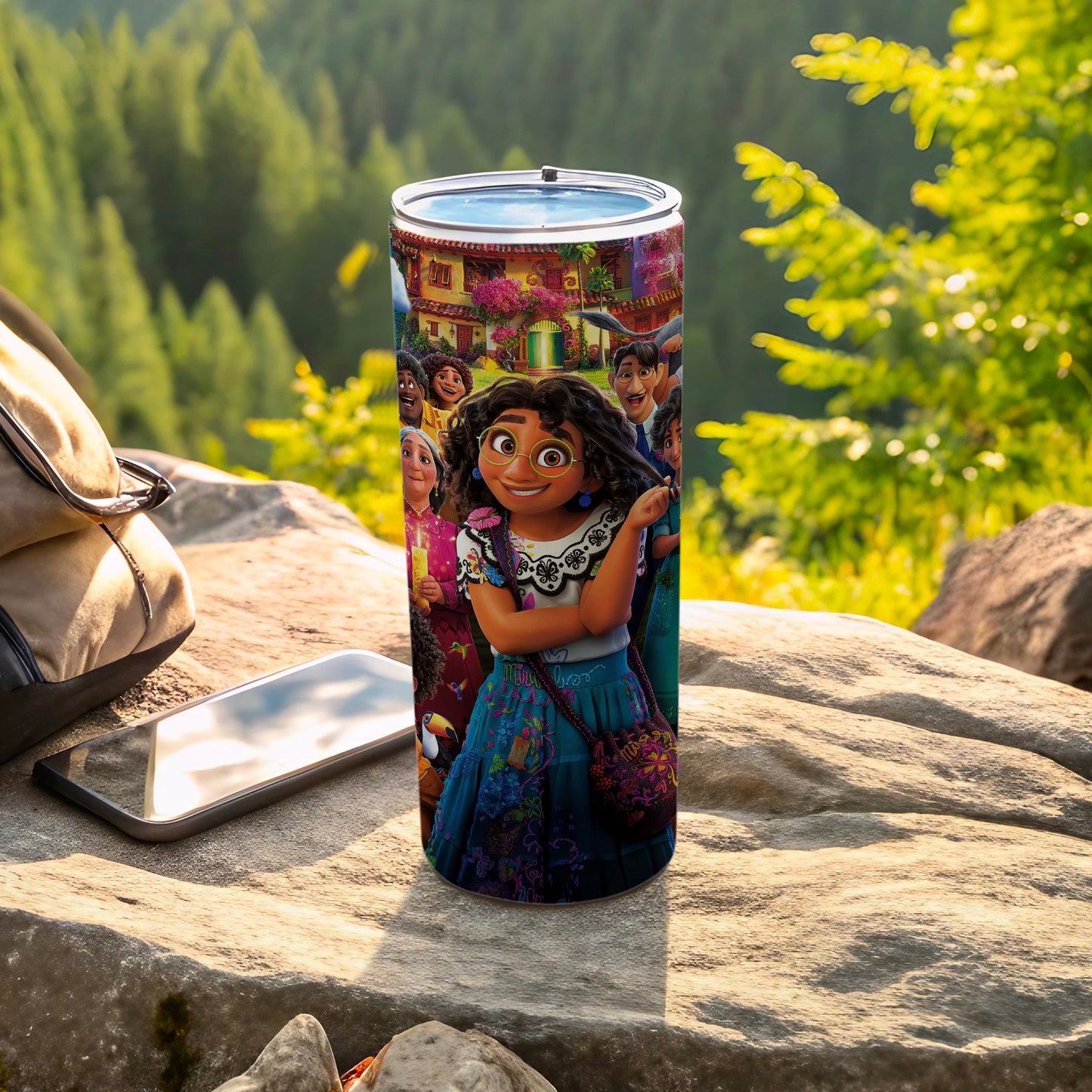 Colorful Encanto Character Design Stainless Steel Tumbler