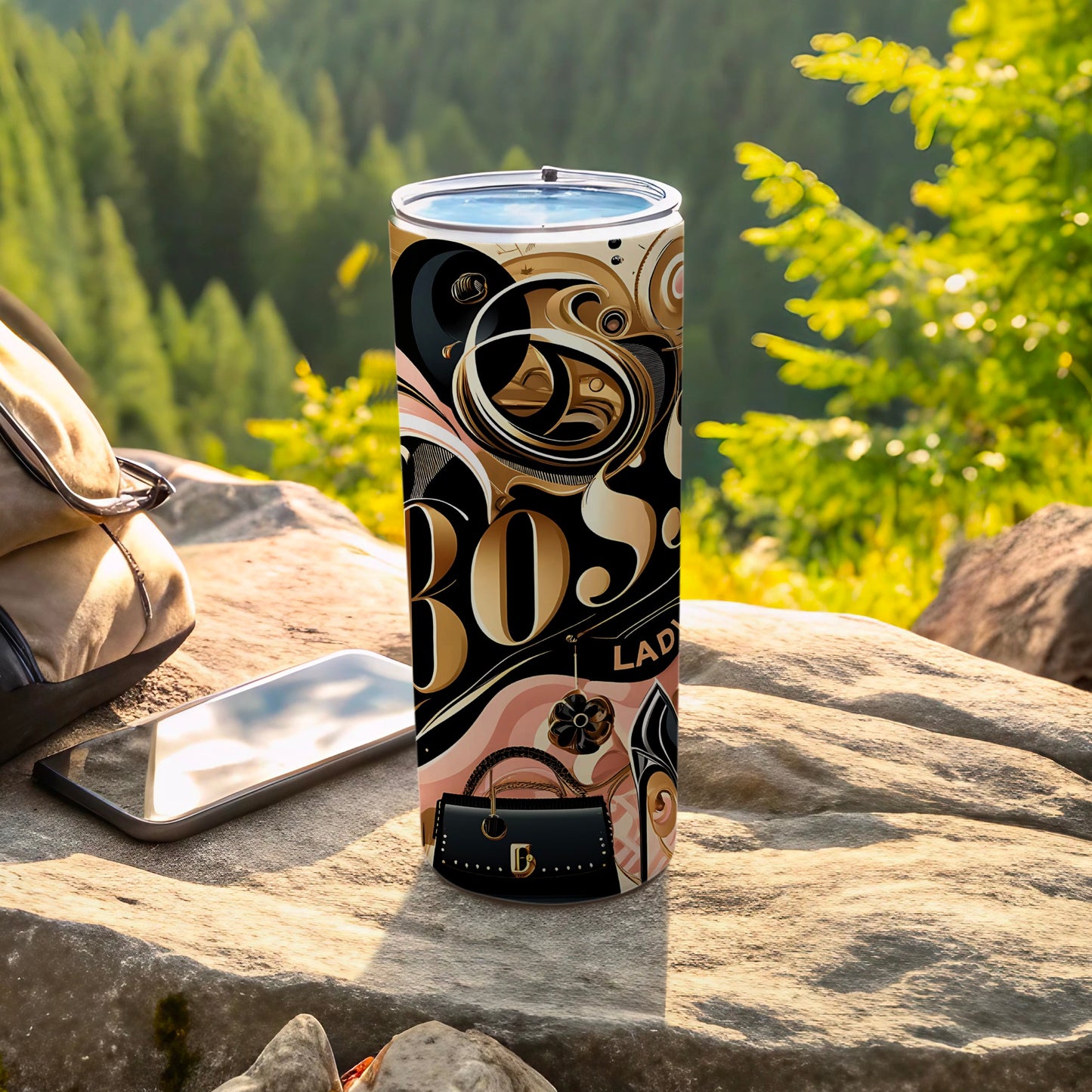 BOSS LADY Insulated Stainless Steel Tumbler Cup