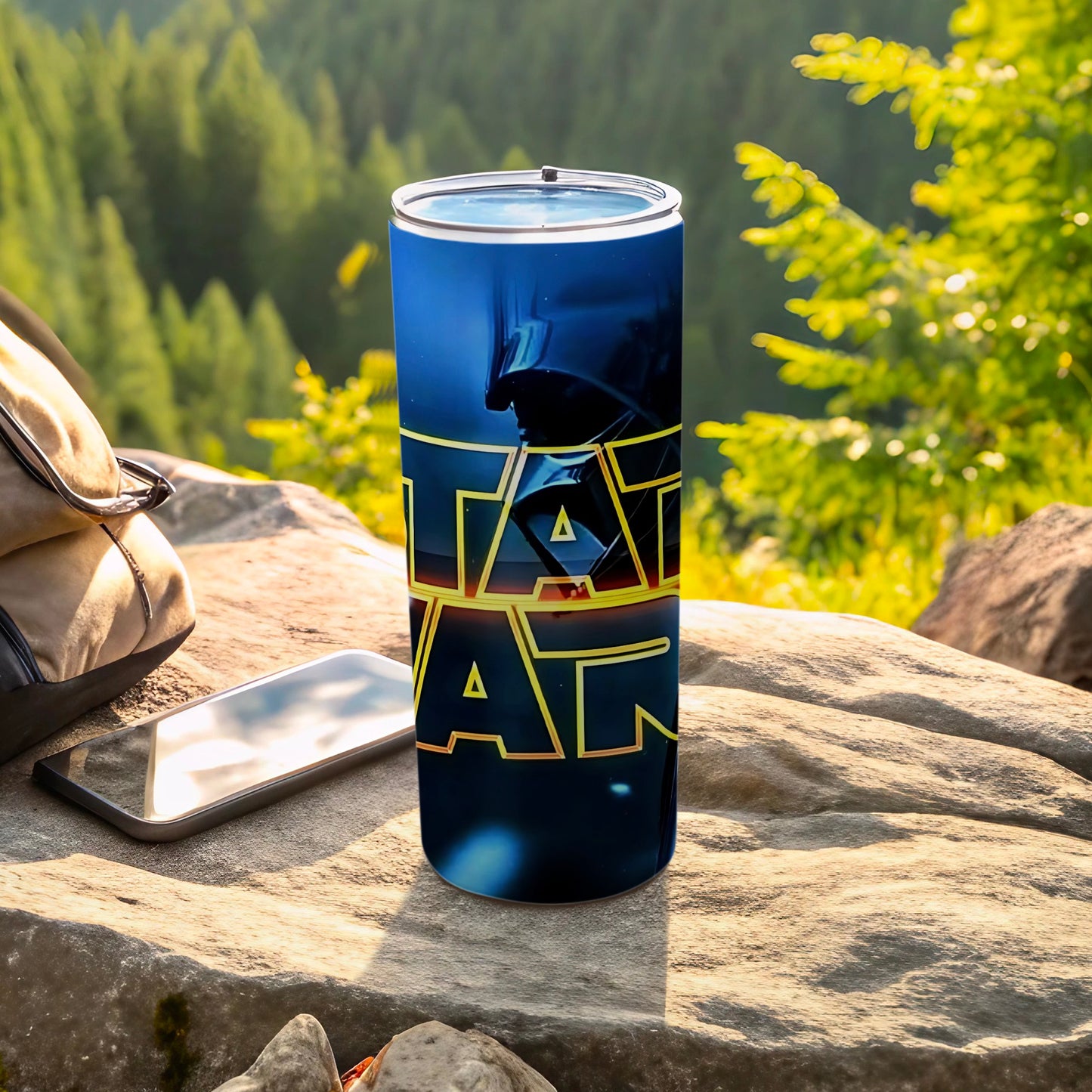 Iconic Star Wars Darth Vader Blue Tall Tumbler product type