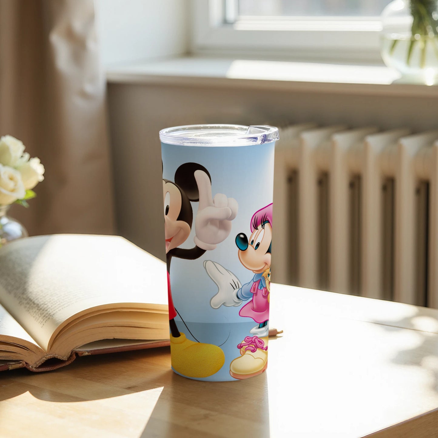 Charming Mickey and Minnie Tall Tumbler Beverage Accessory