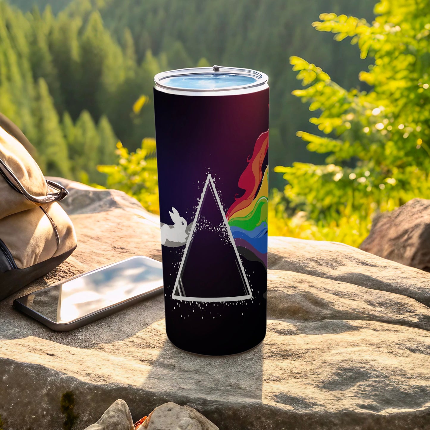 Colorful Prism Rainbow Insulated Tumbler 20oz