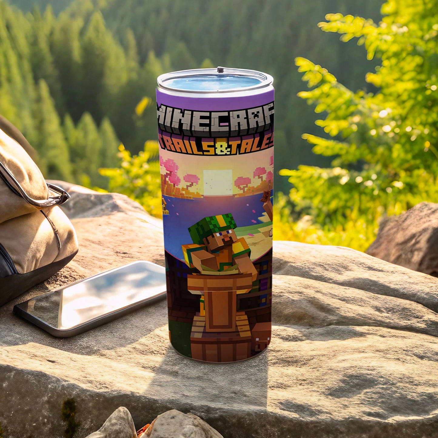 Minecraft Trails & Tales Design Tumbler Product