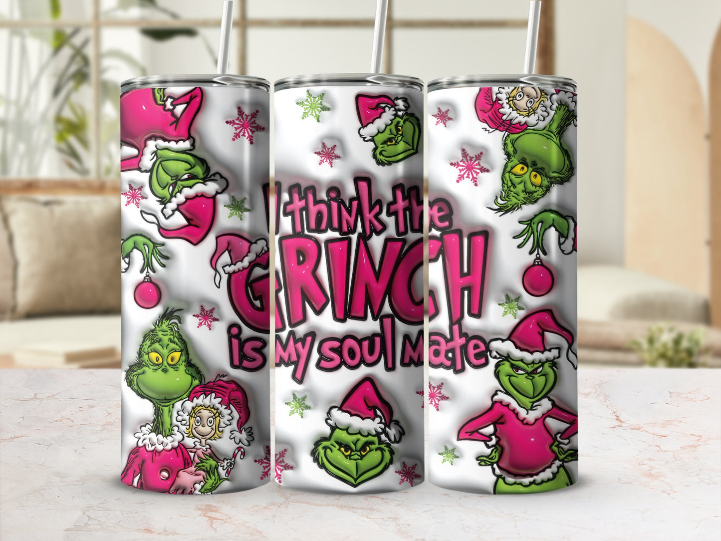 I think the Grinch is my soulmate tumbler product