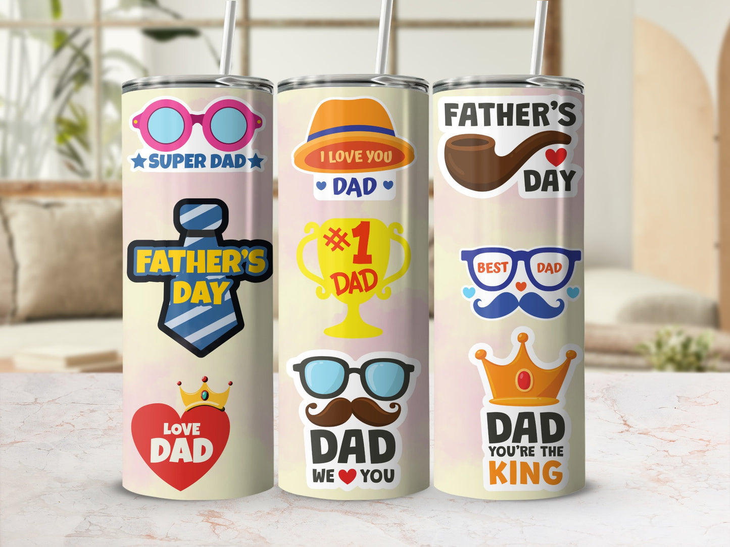Father's Day Themed Custom Tumblers For Dad