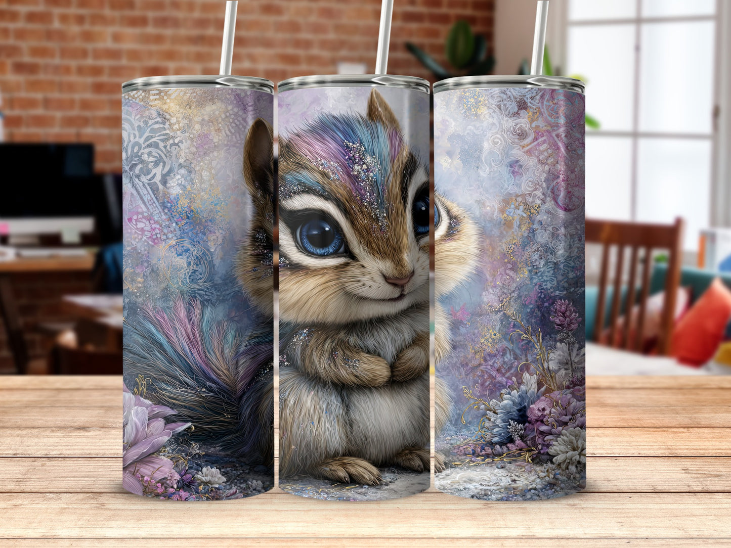 Adorable Fantasy Woodland Digital Art Tumbler