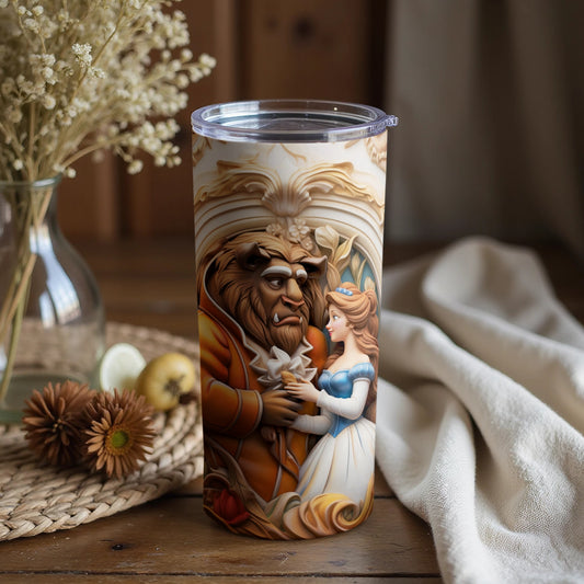 Beauty and the Beast Themed Insulated Drinkware