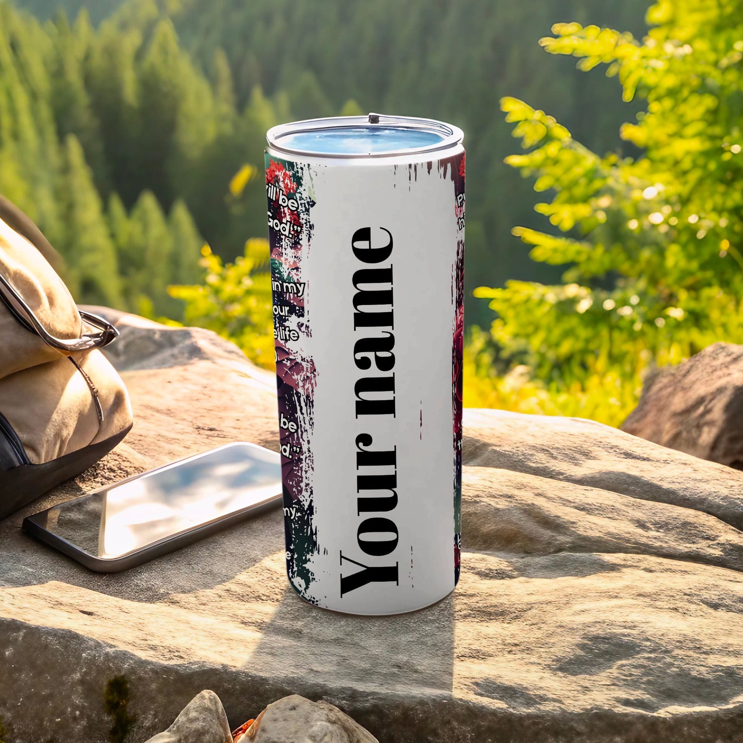 Personalised Tumbler with Your Name Outdoors Flask