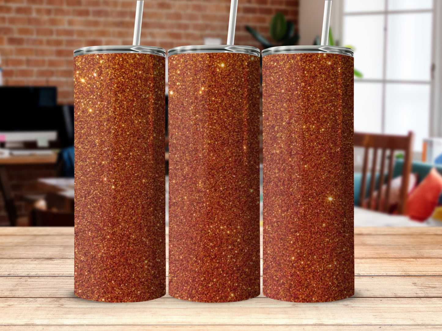 Glitter Tumbler with Straw Perfect for Stylish Sipping
