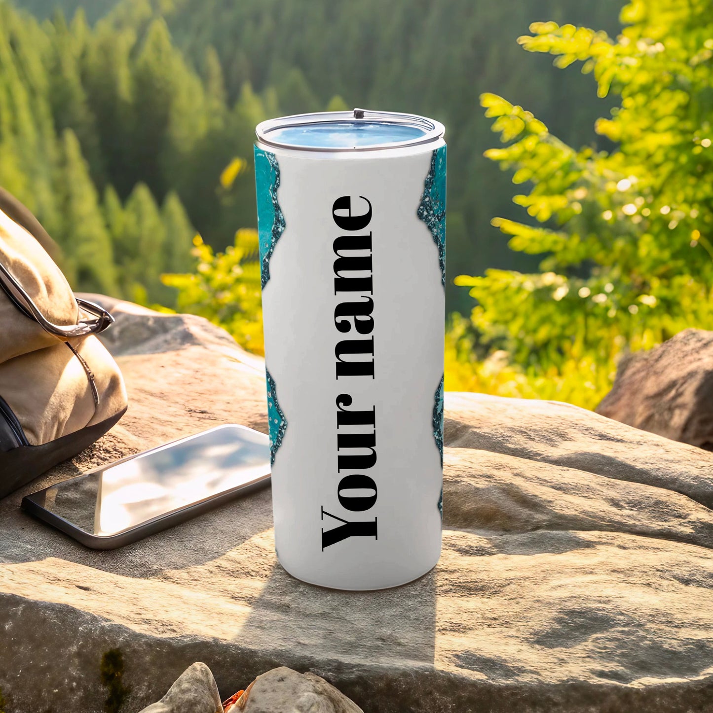 Customizable Travel Tumbler with Personalized Name