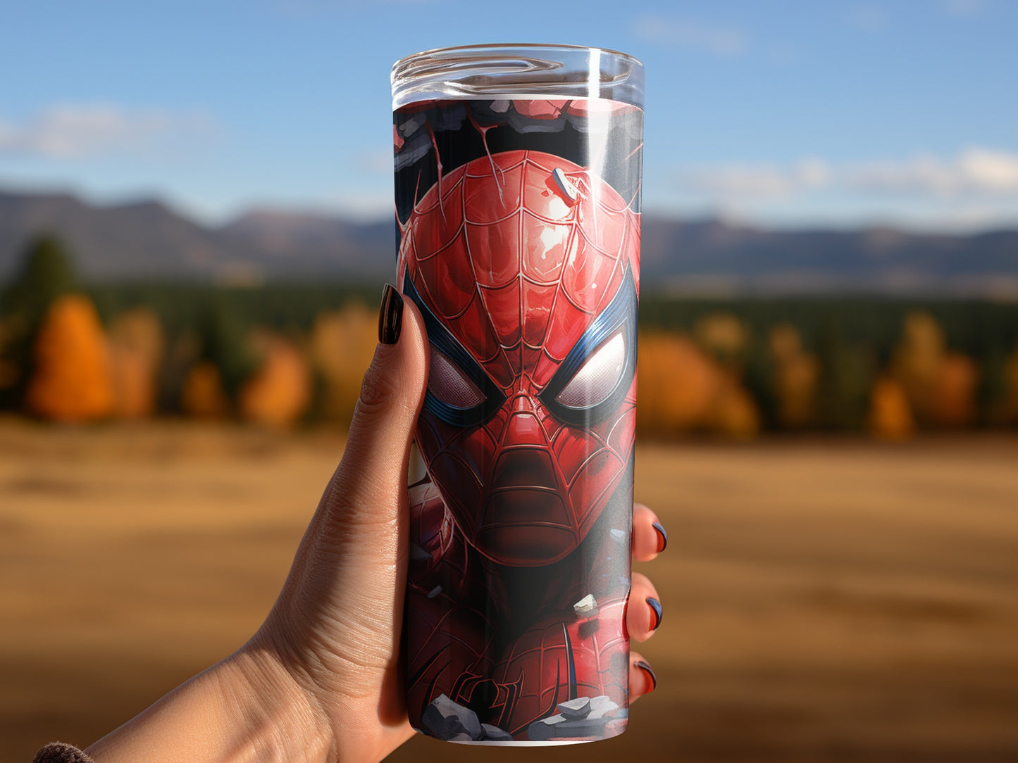 Spider-Man Themed Travel Mug for Superhero Fans