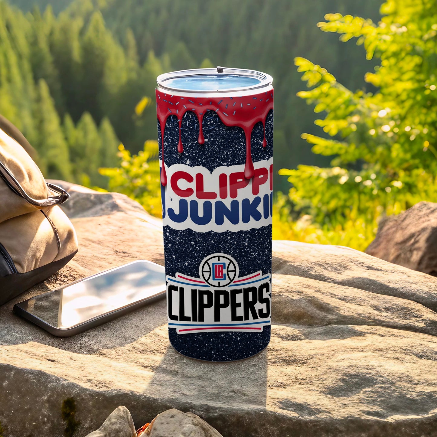 Los Angeles Clippers Junkie Tumbler for Basketball Fans