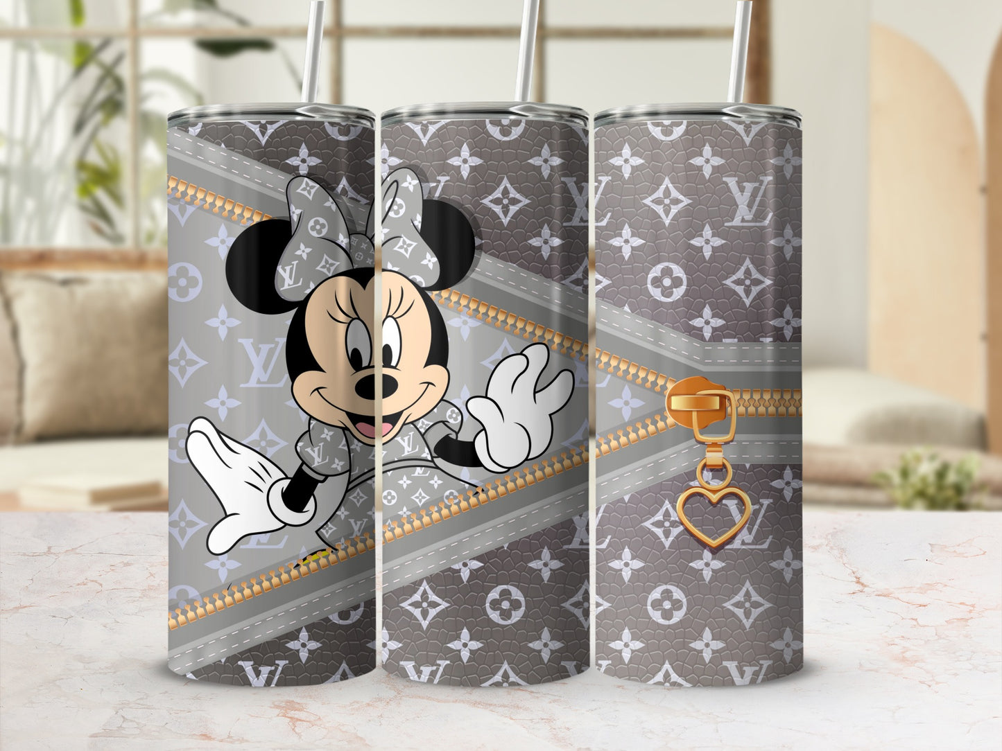 Minnie Mouse Designer Style Insulated Tumbler Cup