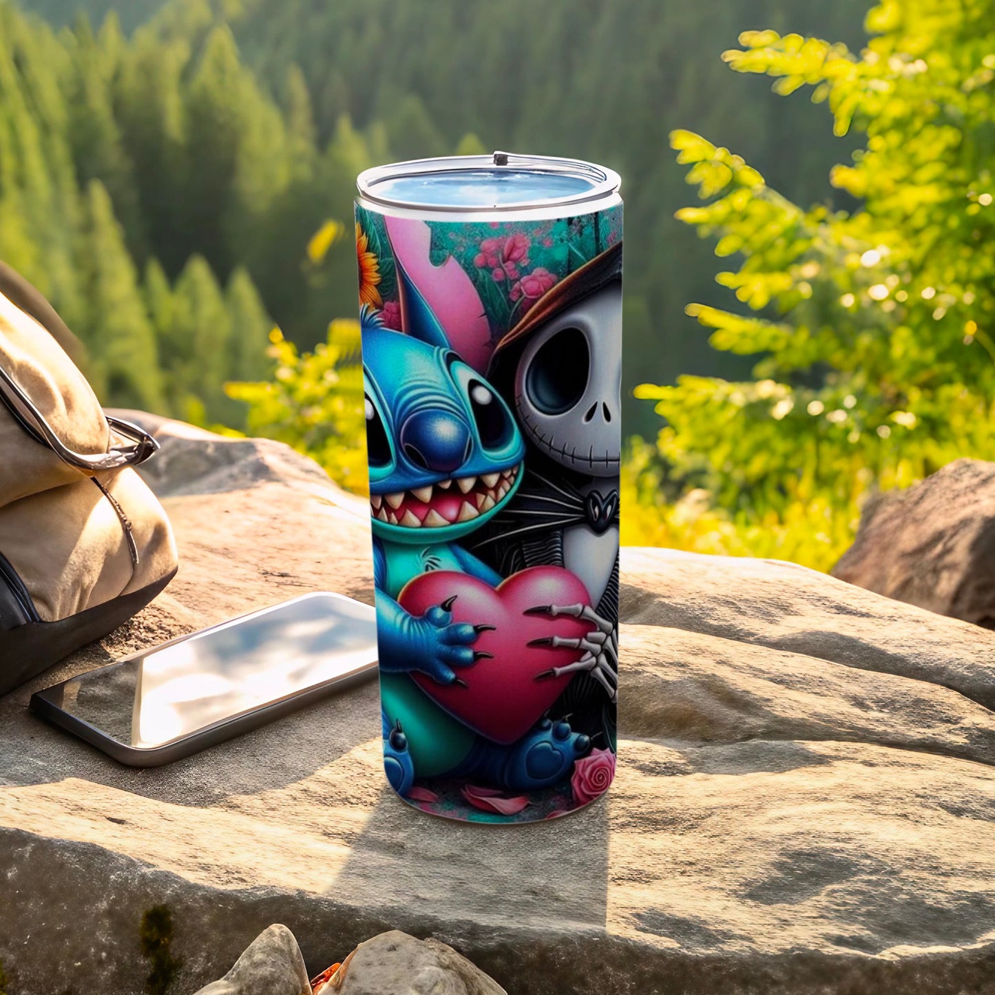 Colorful Character Design Travel Tumbler Cup Product