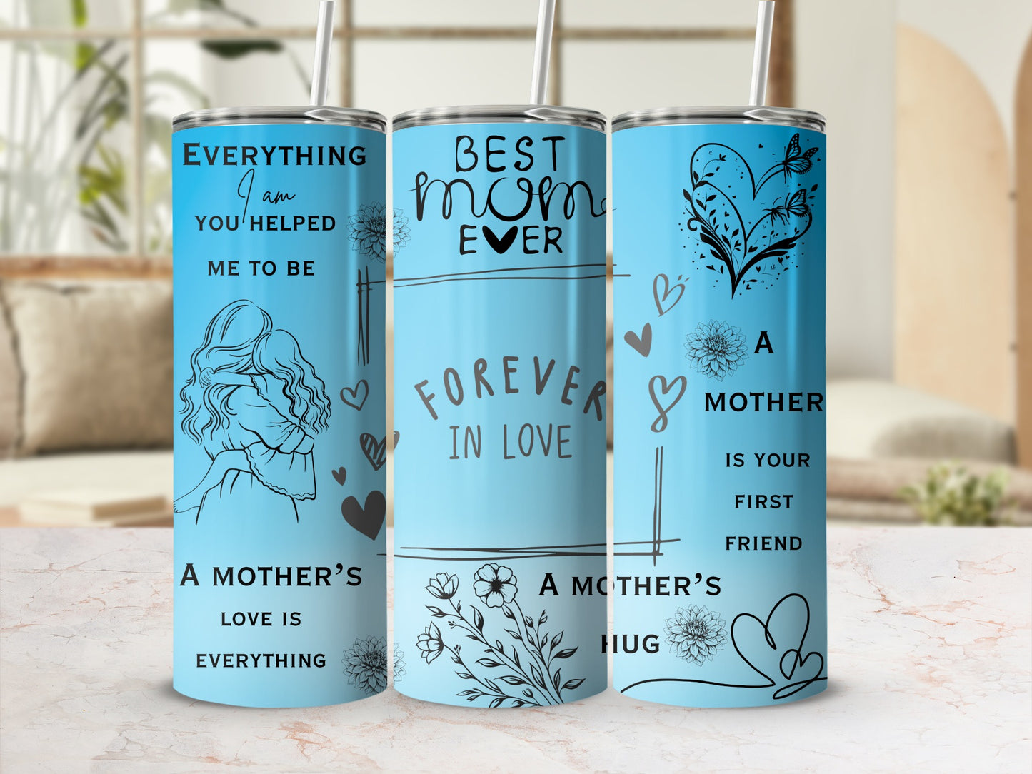 Best Mom Ever Forever in Love Mother's Day Gift