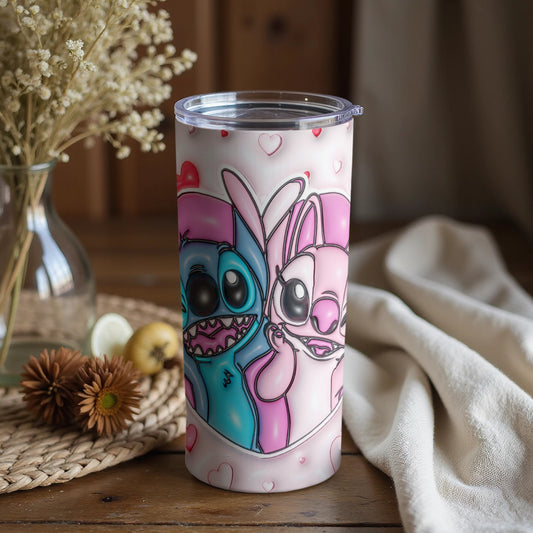 Cute Cartoon Characters Heart Design Drinkware