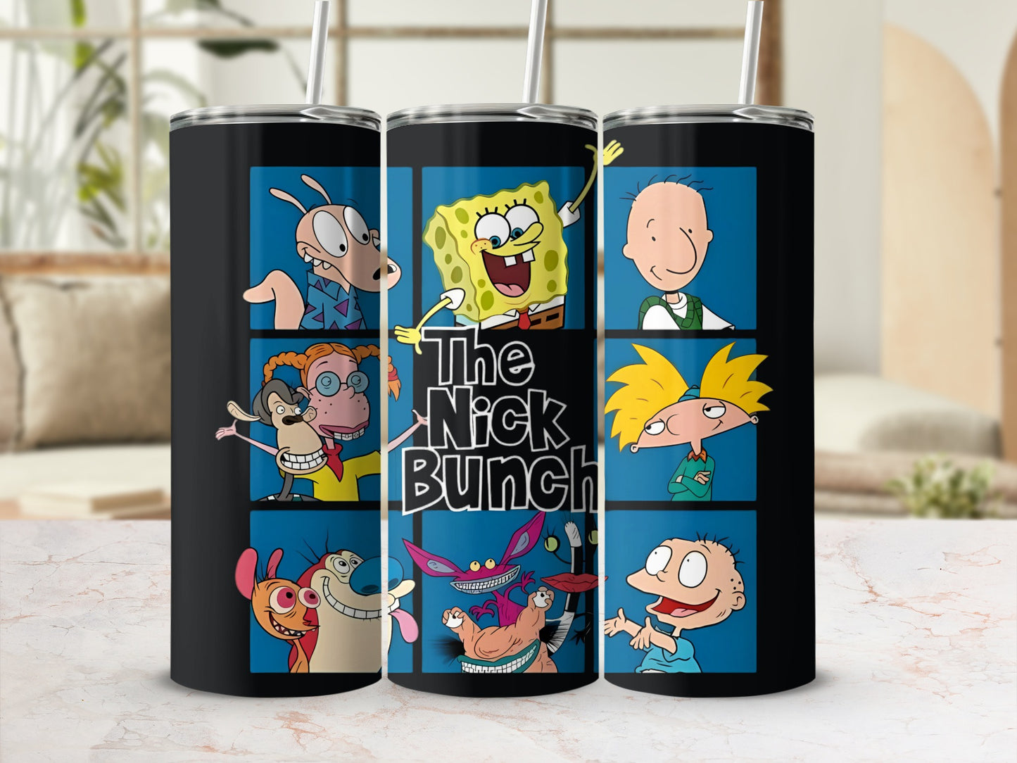 The Nick Bunch Cartoon Characters Themed Tumbler