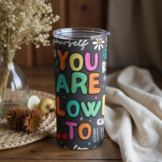 You Are Allowed To Be Both Grow Tumbler