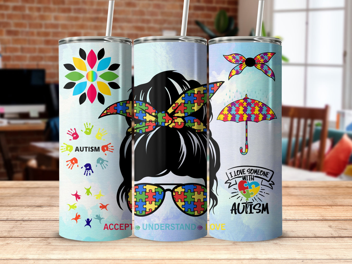 Autism Awareness Tumblers Stylish and Colorful