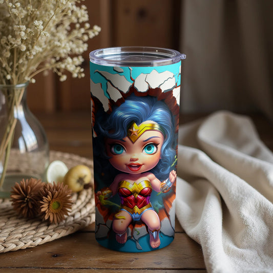 Superhero Chibi Character Design Drinkware Item