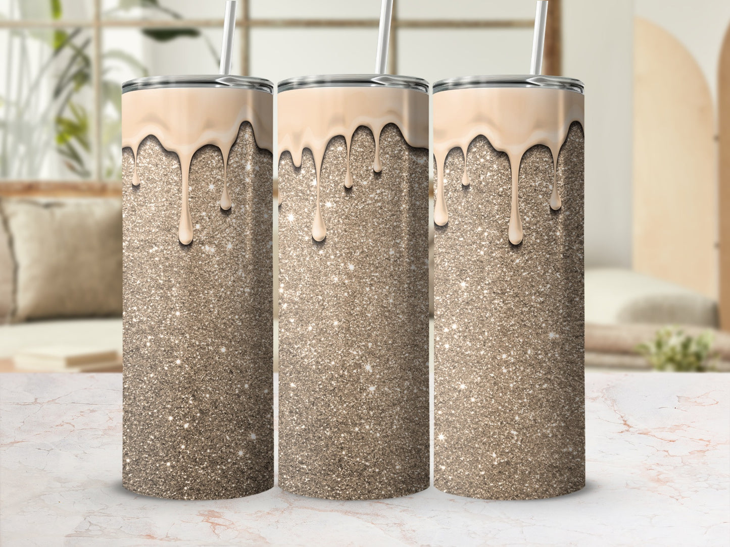 Stylish Insulated Glitter Drinkware for Trendy Sipping