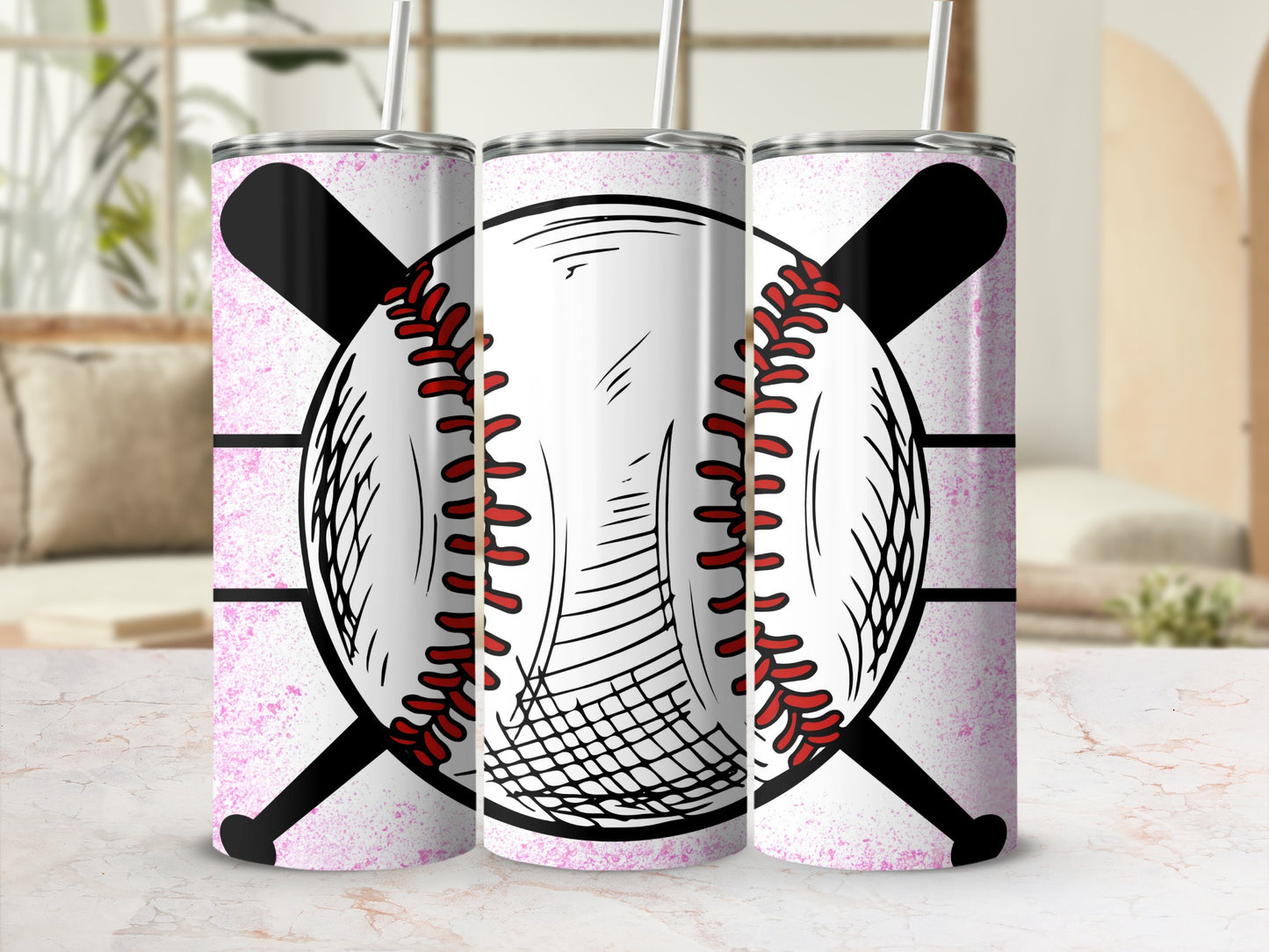 Sports Baseball Themed Tumblers for Drink Lovers