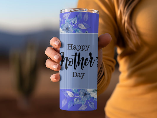 Happy Mother's Day Floral Design Tumbler Gift