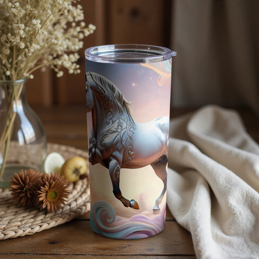 Elegant Horse Art Tall Drinkware for Stylish Sips