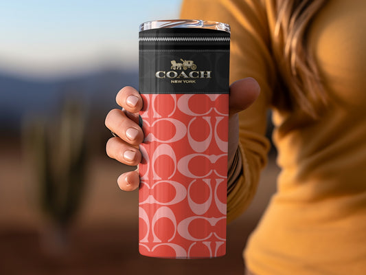Stylish Coach Branded Travel Mug for On-The-Go Use