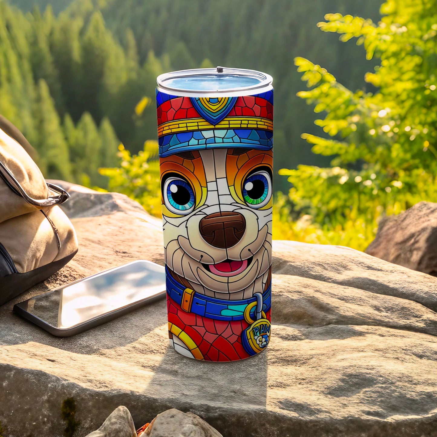 Colorful Paw Patrol Character Travel Tumbler Product
