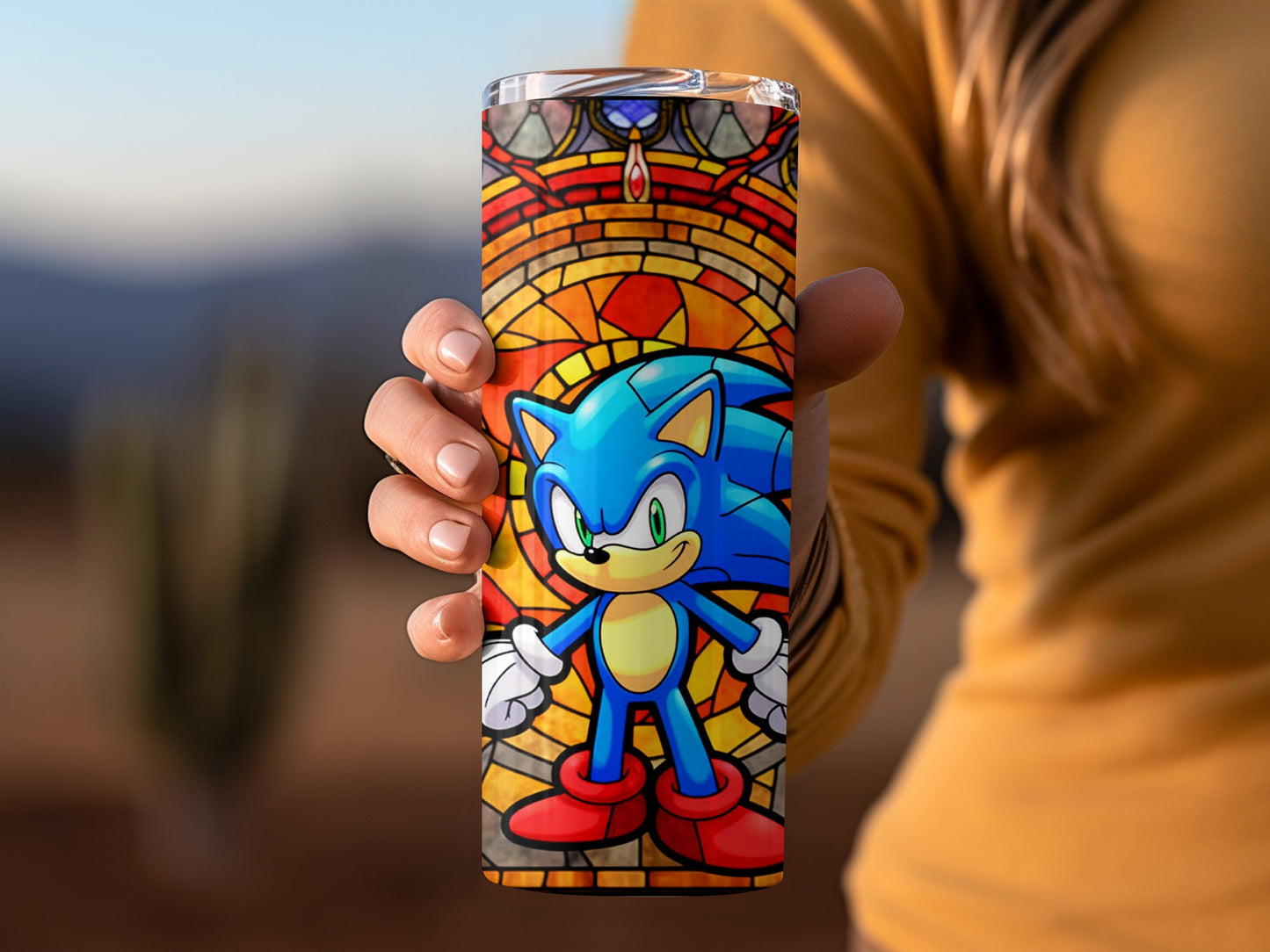 Vibrantly Designed Character Art Tumbler for Fans