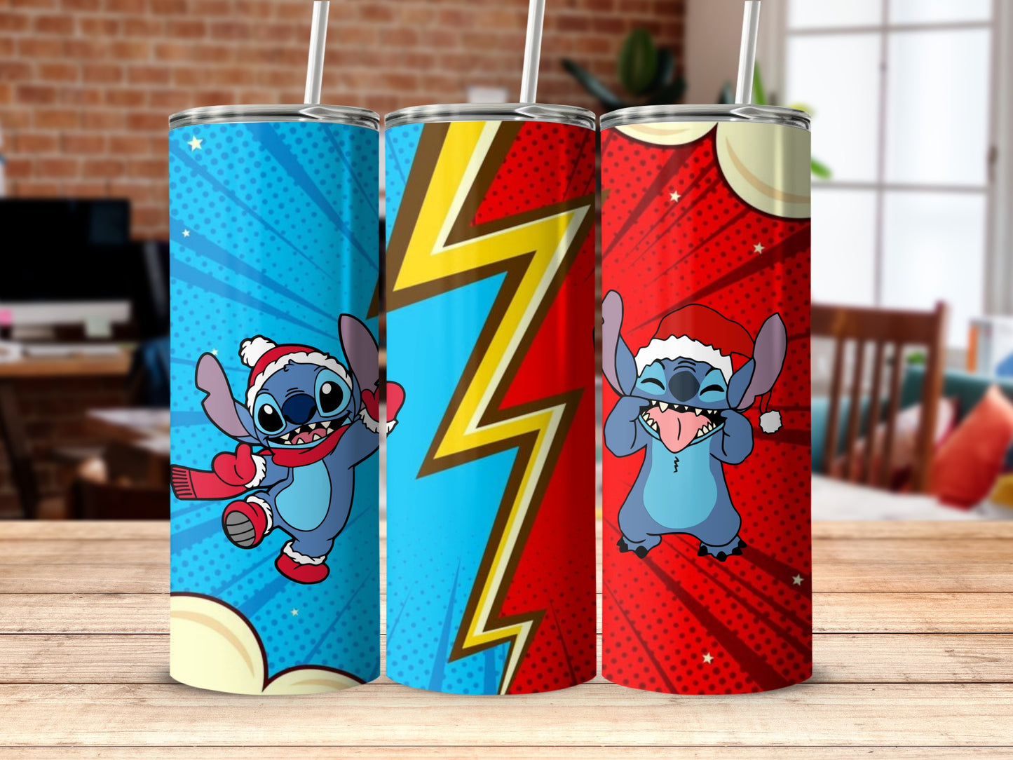 Christmas Cartoon Pattern Insulated Tumbler