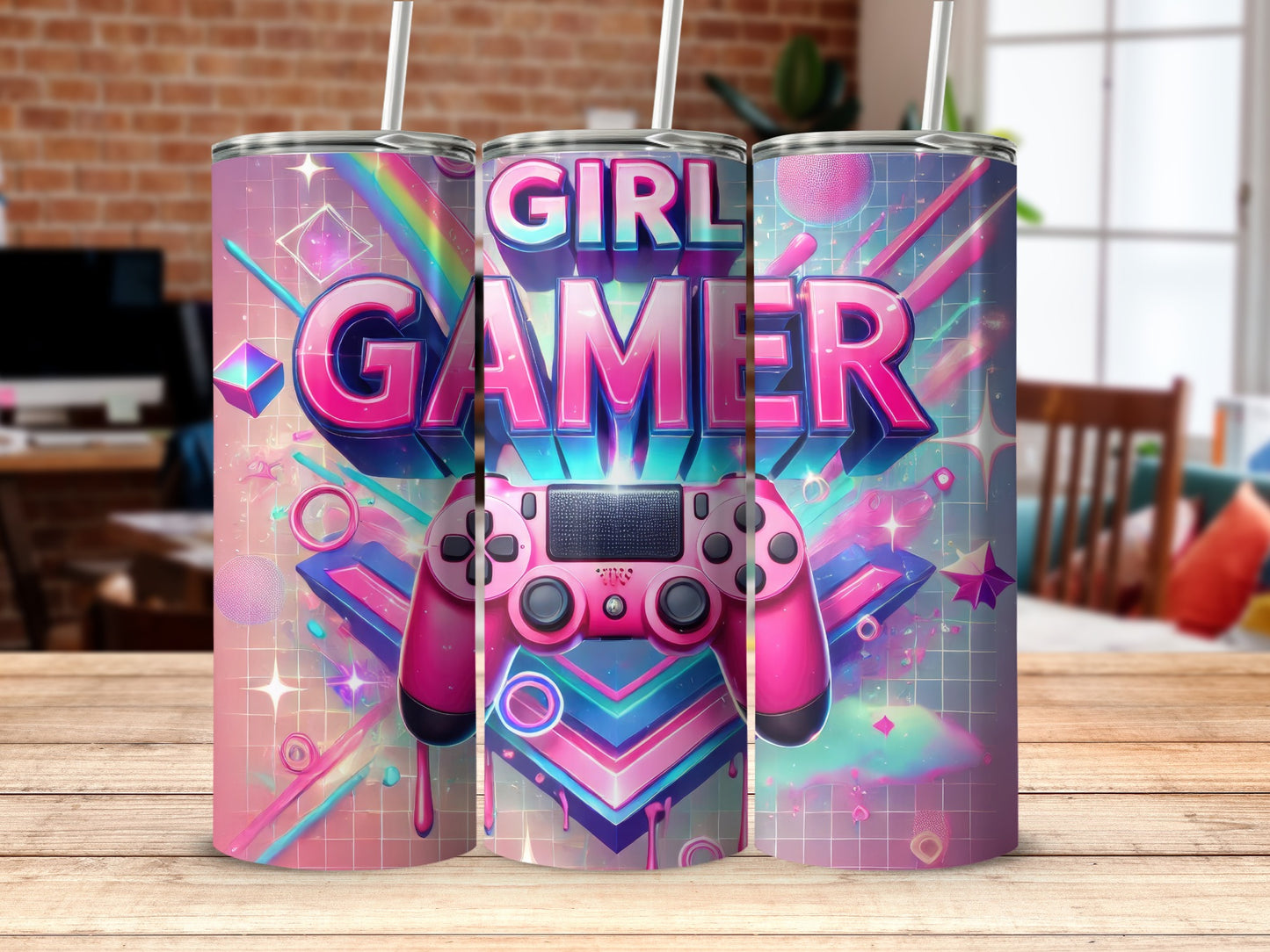 Girl Gamer Electronic Controller Pink Game product