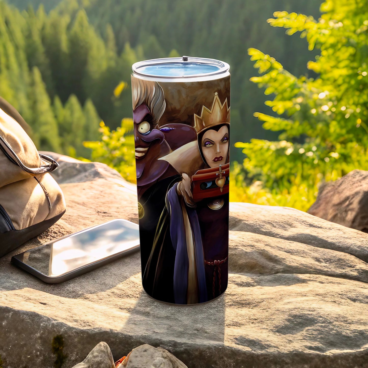 Evil Queen and Villain Themed Stainless Tumbler