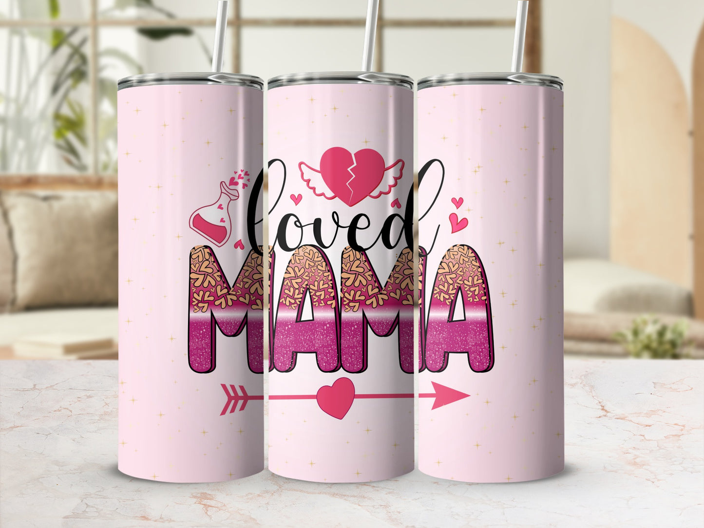 Loved Mama Design Insulated Stainless Steel Tumbler