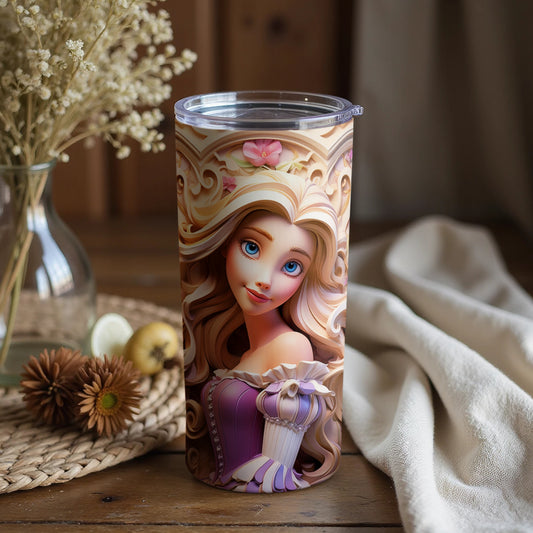 Beautiful Princess-Themed Travel Model Flask